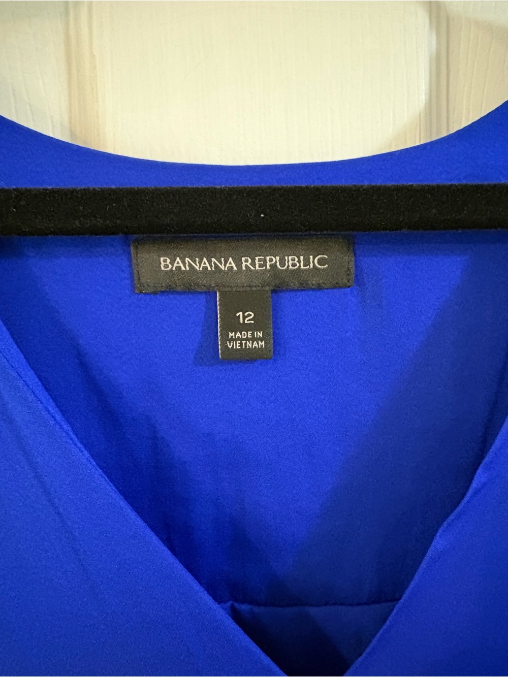Banana Republic Sleeveless V-Neck Maxi Dress in Cobalt Blue - Picture 4 of 9